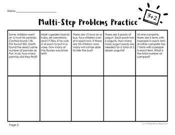 Image result for How to Solve Multi-Step Word Problems 3rd Grade