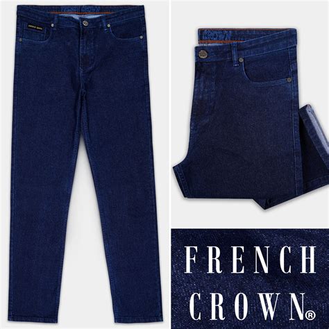 Haiti Blue Slim Fit Mid-Rise Clean Look Stretchable Denim Jeans