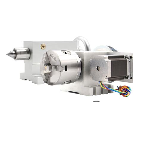 Buy DC Worm Gear Motor 80mm CNC 4th Axis+Tailstock CNC Dividing Head ...