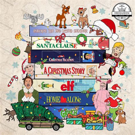 90s Style Christmas Png, Christmas Movies VHS Png, 90s Christmas Png ...