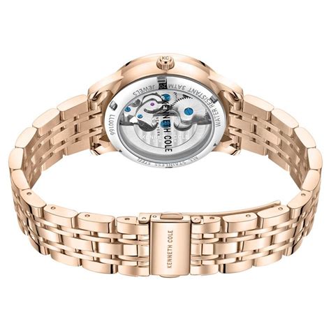 Buy Online Kenneth Cole Automatic Analog Rose Gold dial Metal Strap ...
