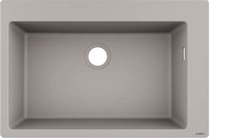 hansgrohe Sinks: S51, S510-F660 Built-in sink 660, Item No. 43313380
