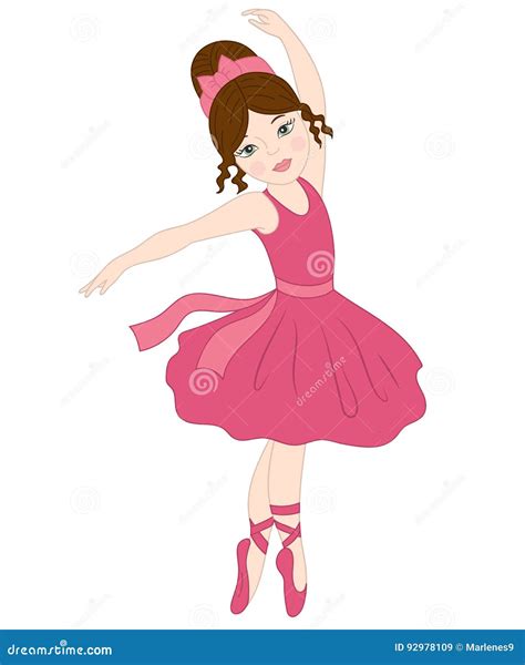 Vector Ballerina Dancing, Ballerina Clipart Stock Vector - Illustration ...