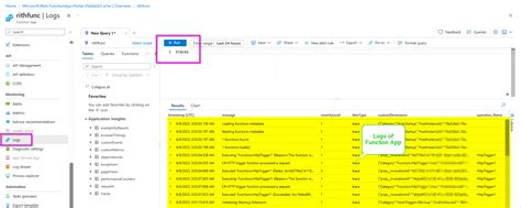 Azure Function with Logger 的图像结果