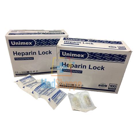 UNIMEX HEPARIN LOCK/HEPLOCK (100pcs) | Shopee Philippines