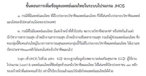 สำนักงานสาธารณสุขอำเภอเมืองลำปาง การบันทึกบริการแพทย์แผนไทย