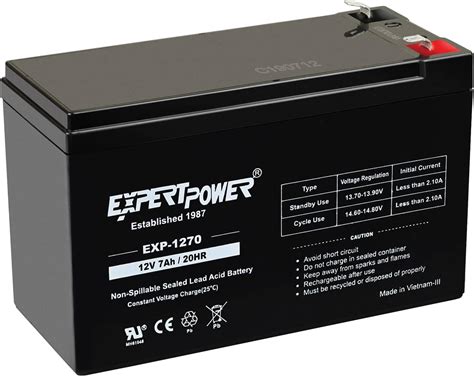 ExpertPower 12V 7Ah Sealed Lead Acid Battery User Manual