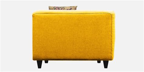 Niki 3 Seater Sofa In Bold Yellow Colour – Furniturly