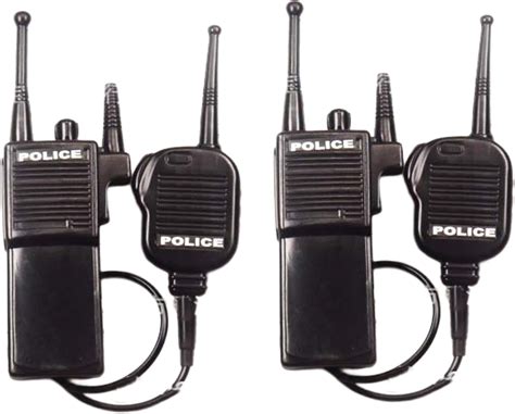 Amazon.com: BinaryABC Halloween Costume Kids Police Walkie Talkies ...