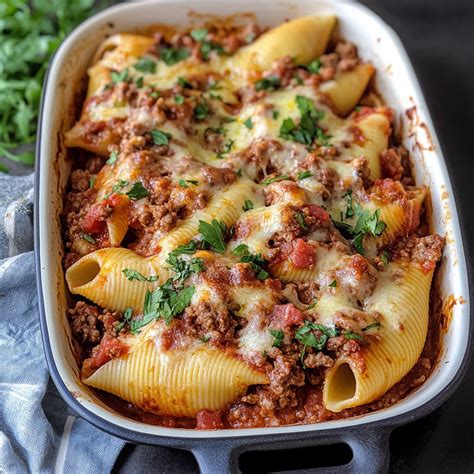 Beef Stuffed Shells