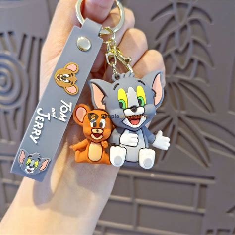 Tom & Jerry-Inspired Cat & Mouse 3D Keychain The Cutest Rivalry You Can ...
