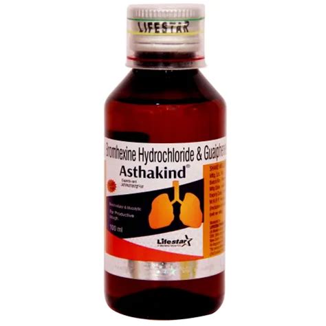 ASTHAKIND EXPECTORANT SF SYRUP 100 ML, Price, Uses, Composition ...