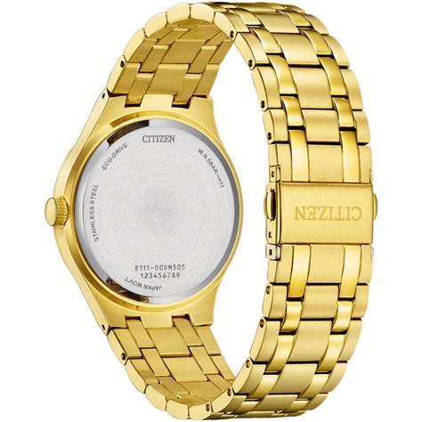 Citizen Axiom Eco-Drive Champagne Dial Analog Men's Watch BM7652-52P ...