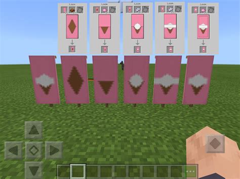 How to make an ice cream banner | Minecraft banner designs, Minecraft ...