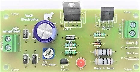 Vasp Electronics Amphead DIY - 12 Volt LED Emergency Light PCB Kit ...