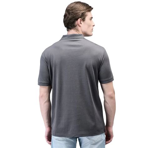 Grey Polo T-shirt for Men | WOODLAND