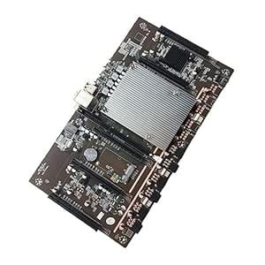 Amazon.in: Buy MERRYHAPY Mining Motherboard Mining Rig Mainboard Ddr3 6 ...
