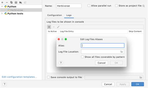 Image result for PyCharm Log Options