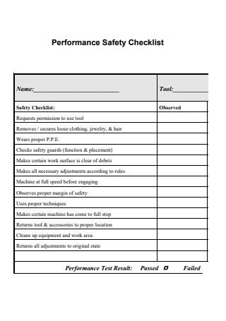 Image result for Performance Task Checklist