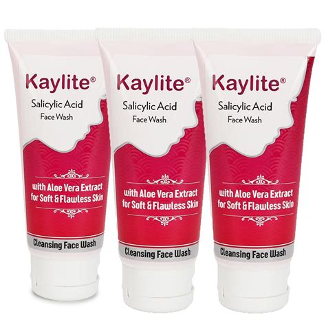 Kaylite Salicylic Acid Face Wash with Aloe Vera Extract for Soft and ...
