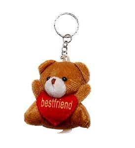PARRK Teddy Best Friend Design Key Chain : Amazon.in: Fashion