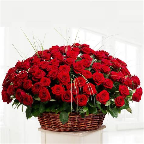 Buy Red Roses Basket Online at Best Price | Od