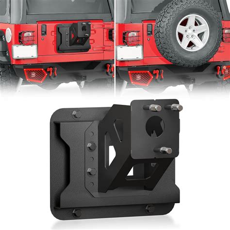 Amazon.com: SUORTO Adjustable Spare Tire Carrier up to 40 inches ...