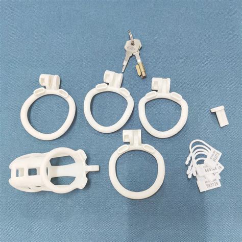 White Mini, Small, Size Chastity Cage for Indian Men | Discreet ...
