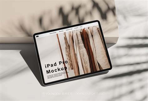 iPad平板电脑app应用ui界面设计贴图ps样机素材图片国外设计模板下载_颜格视觉