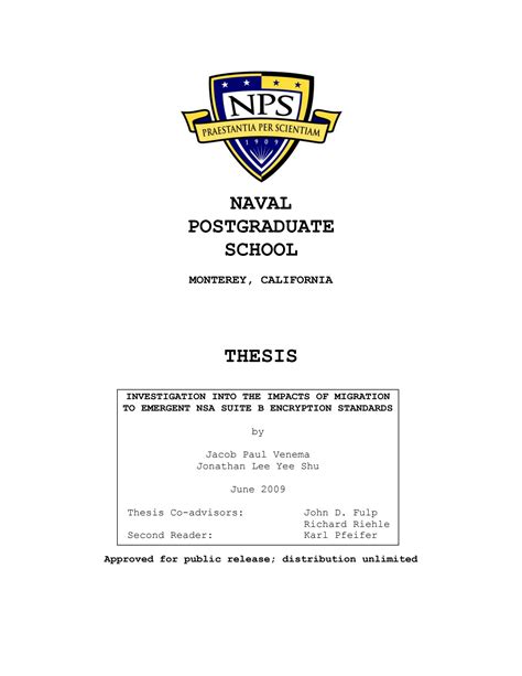 SOLUTION: Investigation into the Impacts of Migration to Emergent NSA ...