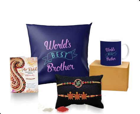 Buy Kesri Gifts Worlds Best Brother Printed Coffee Mug Gift Combo with ...