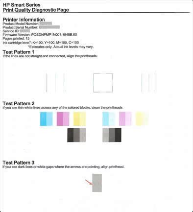 HP Smart Tank 500, 600 Printers - Color or black ink not printing ...