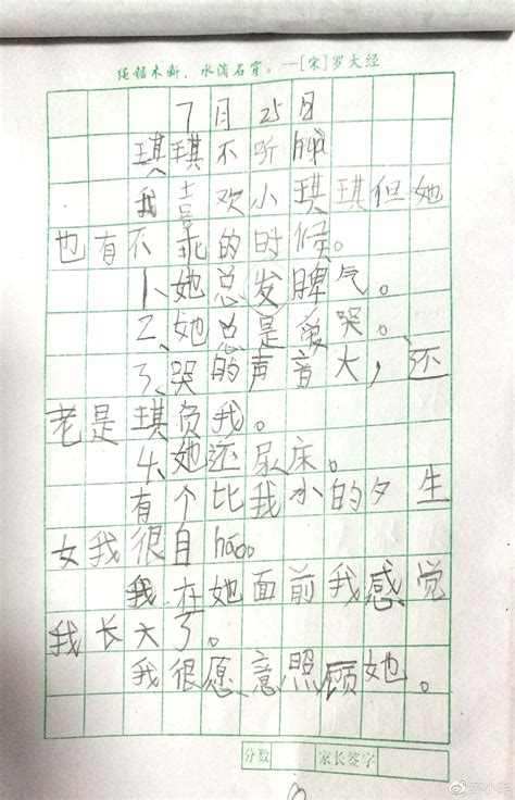 小学生一篇作文只写“9个字”，老师看完后给100分，网友直呼有才_腾讯新闻