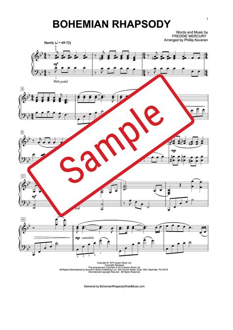 Guitar Chords Bohemian Rhapsody