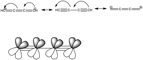 does a triple bond form resonance like ch( triple bond) c - c (triple ...