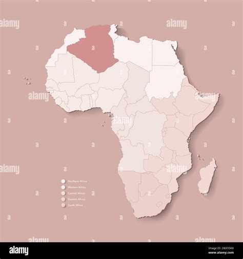 Algeria Africa Map
