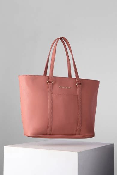 Buy Women Pink Textured Handbag Online - 951324 | Van Heusen
