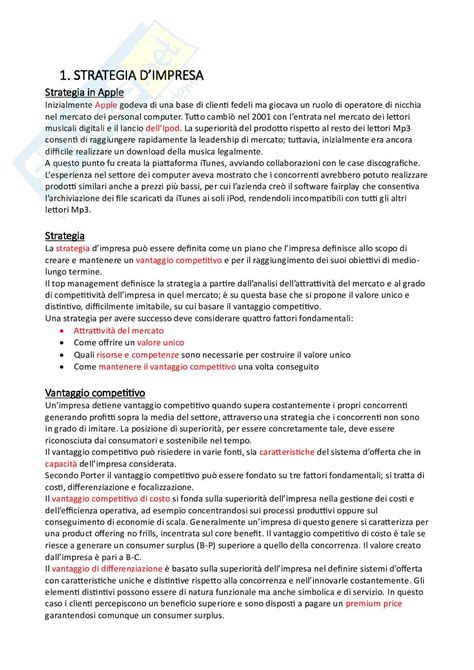 Strategia d'impresa a.a 2023/2024