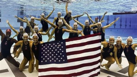 Flavor Flav makes a splash with USA women's water polo in Paris - ABC News