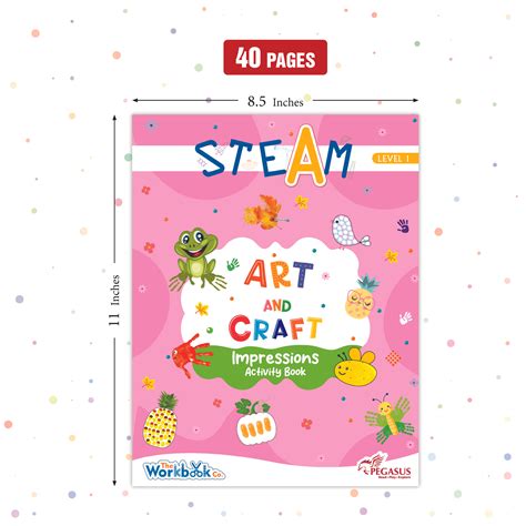 STEAM Art And Craft - Impression Activity Book-Level 1 — pegasusforkids