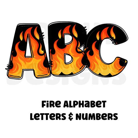 Fire Alphabet Png Clipart Letters 300dpi Transparent Png. 1 Set of Alphabet Letters A-Z ...