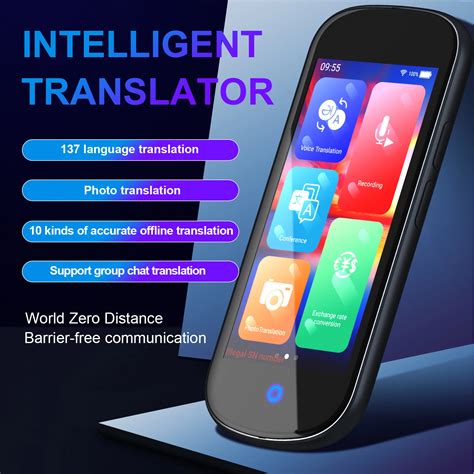 NEW V12 real time voice translator portable multi country offline language translation real time ...
