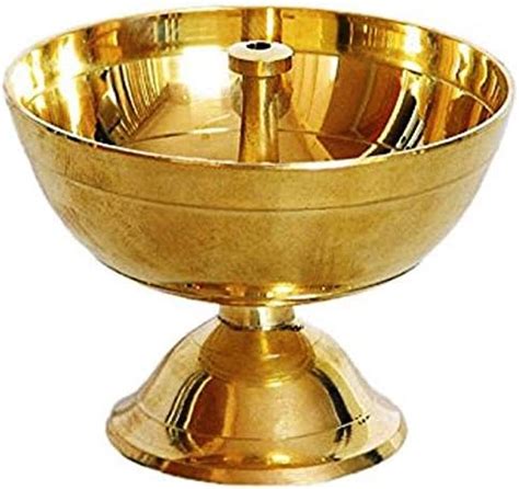 Buy Bartan Star Brass Akhand Diya - 450ml Online at Low Prices in India ...