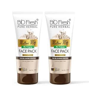 BIOFRESH HERBALS Multani Mitti Face Pack 100ml - Skin Tightening Fuller ...