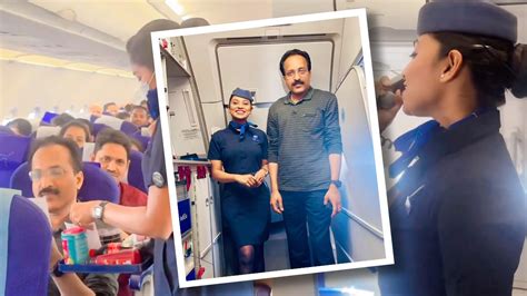 ISRO Chief S Somanath's Heartwarming Welcome By IndiGo Staff And ...