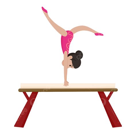 Gymnast On Beam Clipart at Julian Byrd blog
