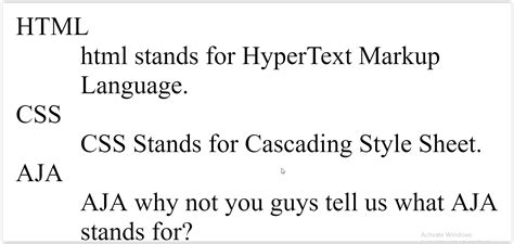 Image result for All Types of HTML