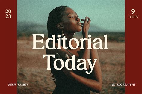 Editorial Today Semi Bold Font | xFonts.pro