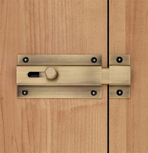 Buy KL1254 Door Security Slide Latch Lock, Barrel Bolt with Solid Heavy ...