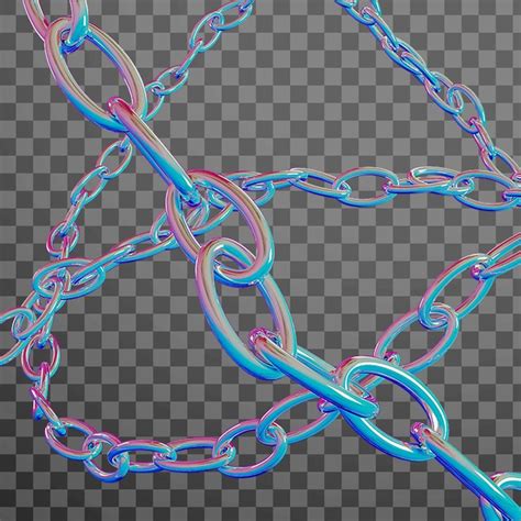 3d chain art png Images - Free Download on Freepik